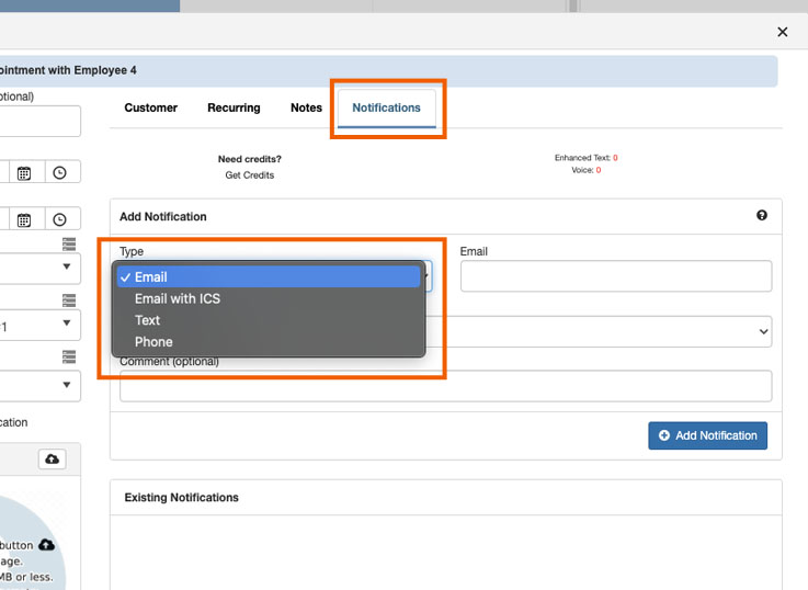 recordatorios de citas
