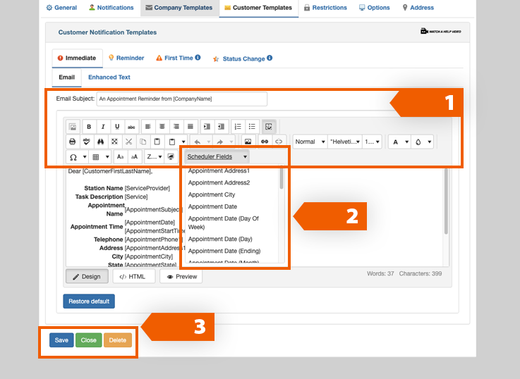 resumen de notificaciones primer correo electrónico