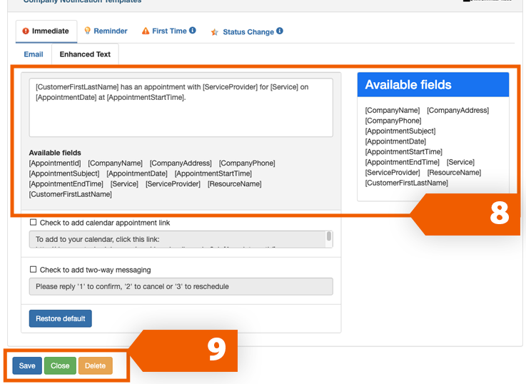 resumen de notificaciones